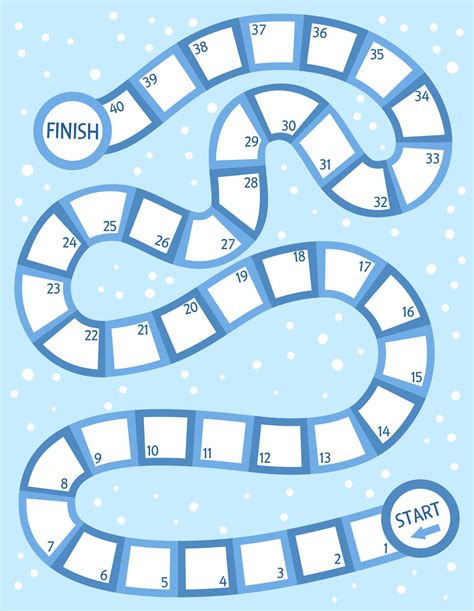 Board Game With Blank Spaces Printable