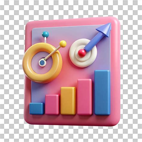 Chart graph analytics optimization on pink background investment ...