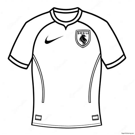 Soccer Jersey Coloring Page (67952-54610)