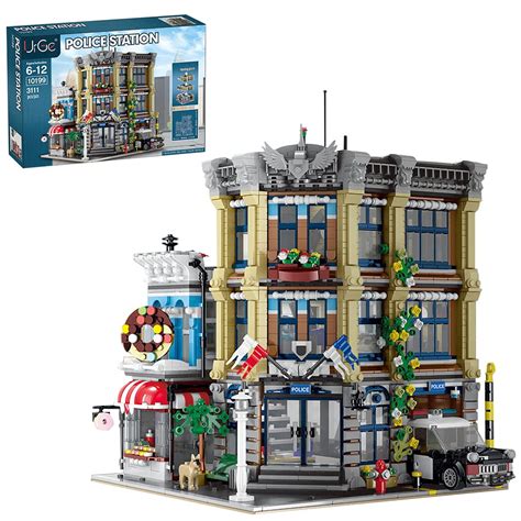 Buy Koyae Modular Building, City Station House Building Blocks Set ...