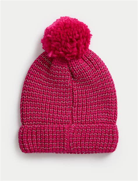 Buy Kids' Reflective Winter Hat (1-13 Yrs) at Marks & Spencer