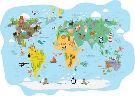 World Map Clipart