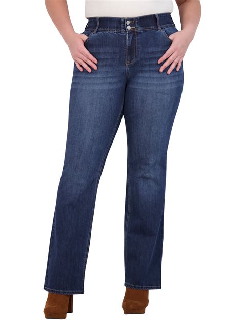 Alivia Ford Women's Plus Size Jeans for Women - High Rise Elastic Plus ...