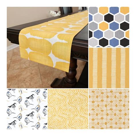 Image result for Table Runner Patterns Yellow and Black