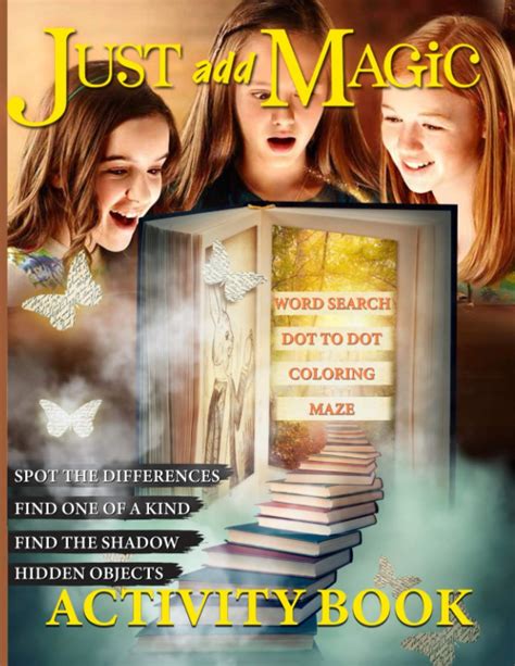 Buy Just Add Magic Activity Book: Find Shadow, Word Search, Hidden ...