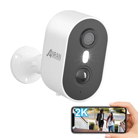 ANRAN Security Cameras Wireless Outdoor,2K 3MP Battery Powered Indoor ...