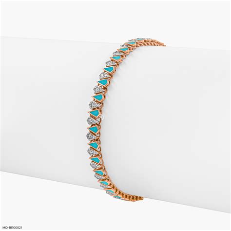 Classic Round Diamond Tennis Bracelets 14K Rose Gold – Maiora Diamonds