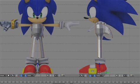 Image result for Sonic Blender Model Tutorial