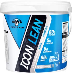 MUSCLE ICON LEAN MASS GAINER ADVANCED FORMULA HIGH PROTEIN POWDER ...