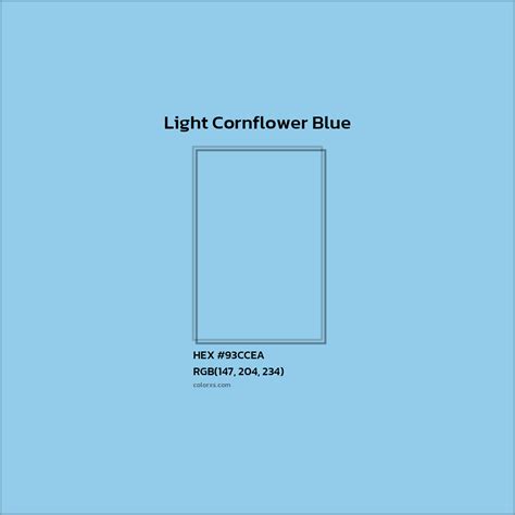 About Light Cornflower Blue - Color codes and meaning | Matching colors ...