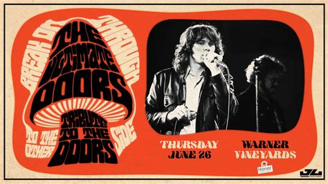 The Ultimate Doors: Tribute to The Doors at Warner Vineyards, Warner ...