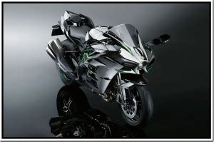 kawasaki ninja h2 Bike Poster Paper Print - Vehicles posters in India ...