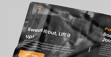 Gym Landing Page | Case Studies | Uniorbit