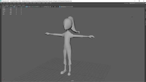 3D Model Character Modeling Maya 的图像结果
