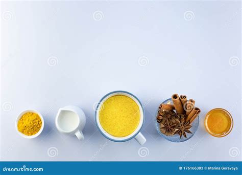 Golden Milk, Turmeric, Honey, Ginger Root, Cinnamon and Other ...