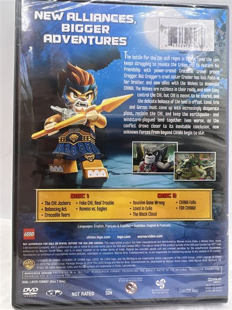 New Lego Legends of Chima Season One, Part One DVD Chi Tribes and ...