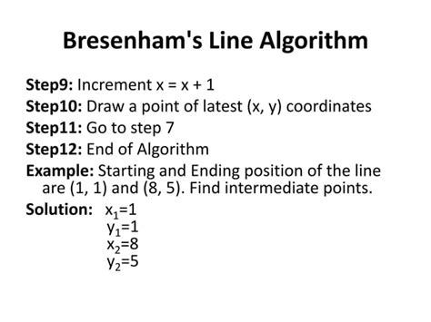 Image result for Breshman Line Drawing Algorithm