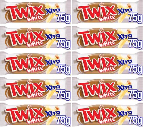Twix Xtra White Chocolate Biscuit Twin Bars, 75g - Treat Share for ...