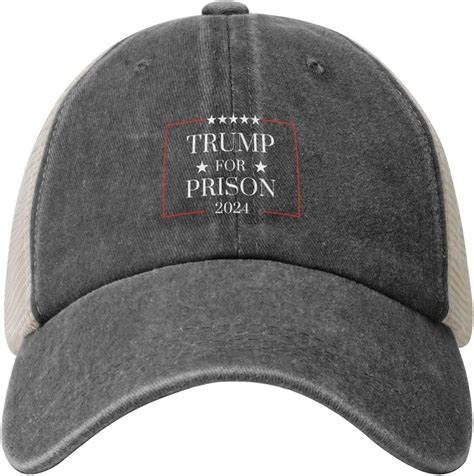 Anti-Trump-Hat-Trump-for-Prison-2024-Baseball-Cap-Trucker-Hats ...