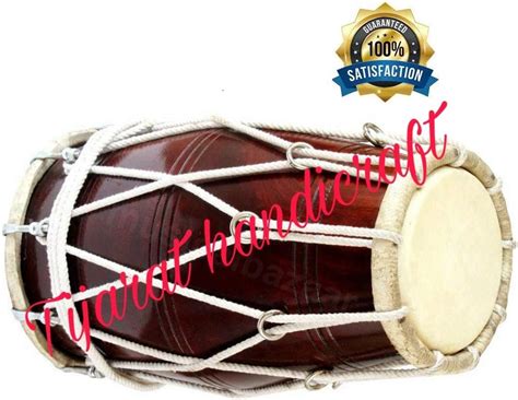 Tijarat Online Store NAS Musical Bolt Tuned Sheesham Wood Gajra Dholak ...