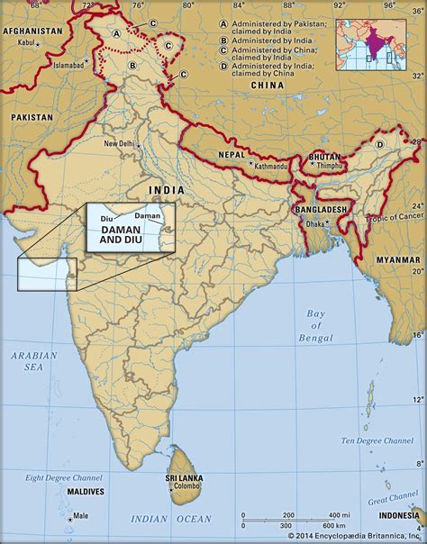 Where Is Located Daman And Diu
