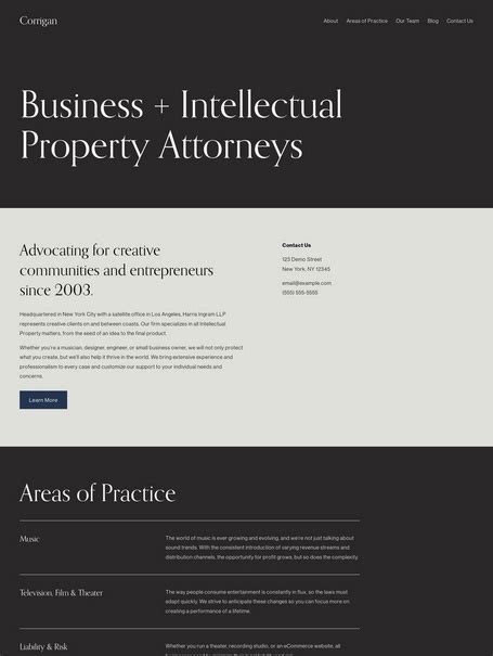 Professional Website Templates