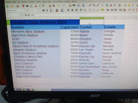 Curso noveno informatica: Calc