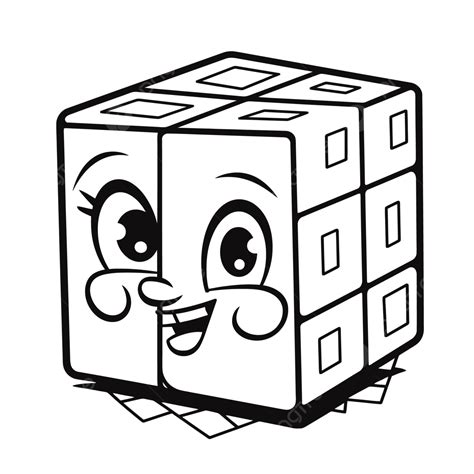 Page 3 3 Rubiks Cube Coloring Pages