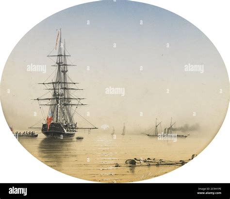 Ivan Konstantinovich Aivazovsky - Harbour Scene Stock Photo - Alamy