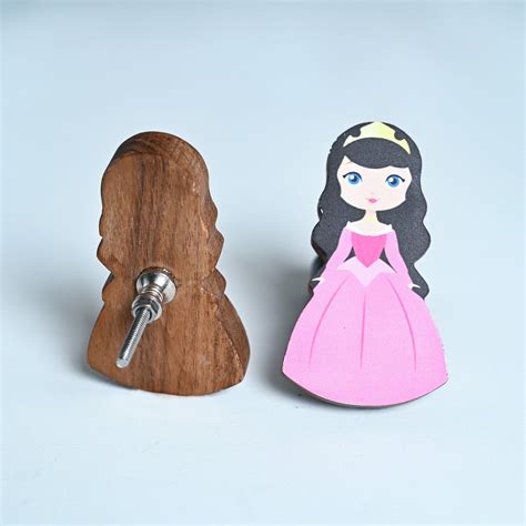 Shop Online Princess Acacia Wood Knob for Kids' Room Decor – Pinch of ...