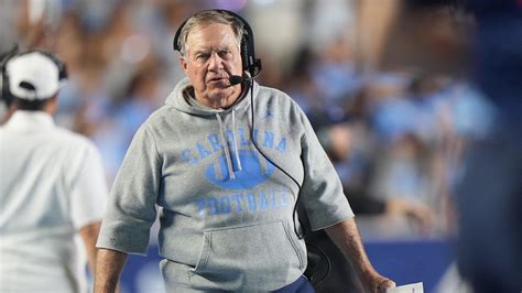 Bill Belichick Gets 1st Win with UNC, Applauded by CFB Fans in Rebound ...