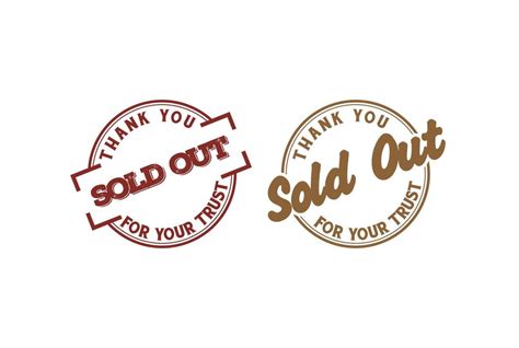Sold Out Stamp Vector 的图像结果