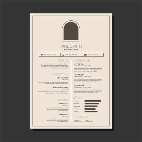 Resume Sample Format 的图像结果