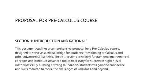 Image result for Pre Calculus Project Proposal Ideas