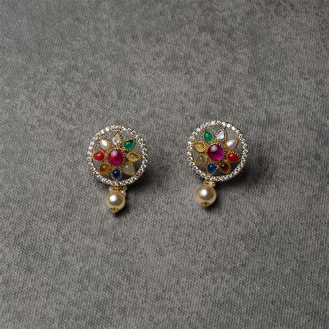Raya Navaratna Earrings