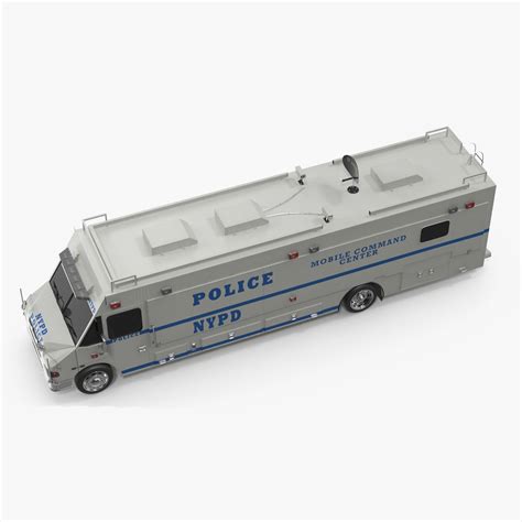 3D NYPD ASPCA Mobile Command Center Rigged for Cinema 4D model | 3D ...