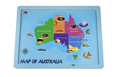 2 IN 1 AUSTRALIAN MAP JIGSAW PUZZLE 24PCS | Totally Toys | Shop Toys & Games Online