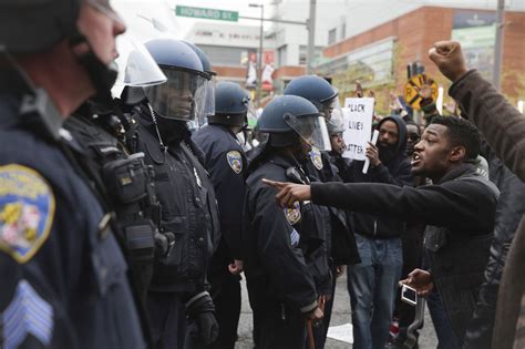 Scenes of Chaos in Baltimore as Thousands Protest Freddie Gray’s Death ...