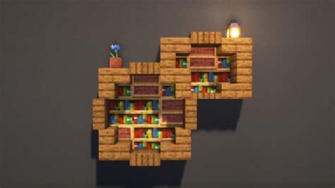 Image result for Minecraft Bookshelf Designs