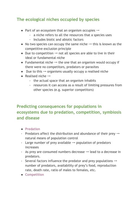 Image result for Topic 2 Ecosystem Dynamics Summary Notes