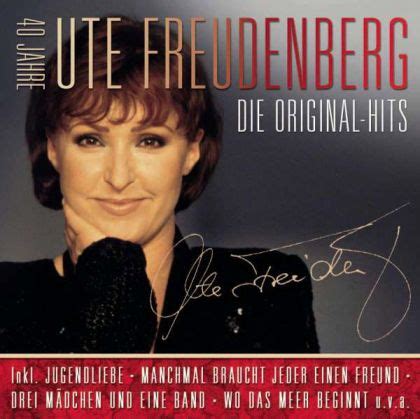 Ute Freudenberg - Die Original Hits - 40 Jahre Ute Freuden (2CD) [ CD ...