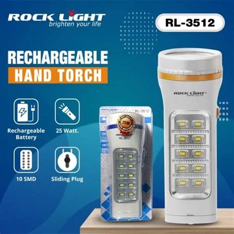 Rock Light RL-3512: Best Torch Light in India Under 1000 INR