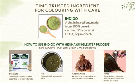 Buy Indus Valley BIO Organic Indigo leaf Powder (100gm,pack of 2 ...