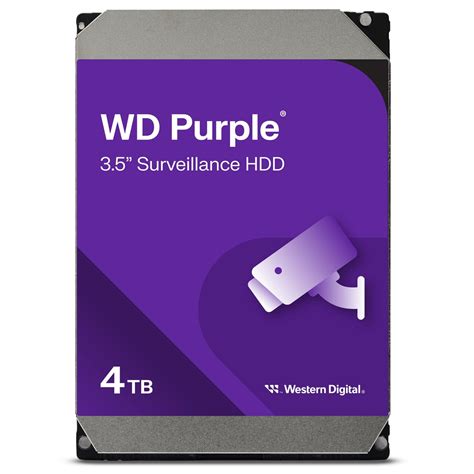 Western Digital WD Purple 4TB Surveillance Hard Drive, 5400 RPM Class ...