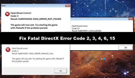 How to Fix DirectX Error Install 的图像结果