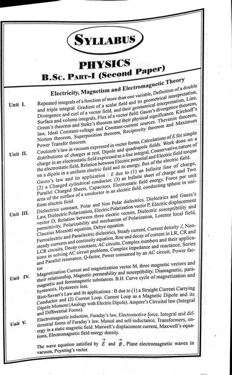 Image result for BSc First Year Physics Paper First Vector