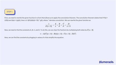 Image result for Inverse Laplace Using Convolution Theorem
