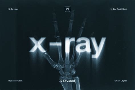 X-Ray Text Distortion Effect | Supply Family | Mockups, Fonts, Graphics, and more | X ray ...