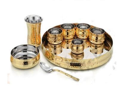 Copper Dinner Set Manufacturer, Exporter from India, Copper Dinner Set ...
