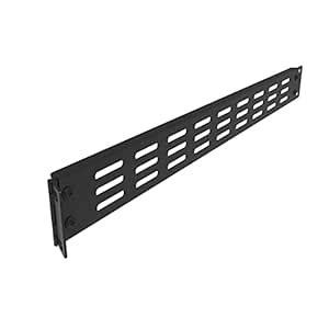 Jingchengmei 1U Hinged Blank Rackmount Panel Spacer - Metal Vented ...